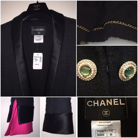 Chanel Tweed Tuxedo Blazer - Picture 4 of 16